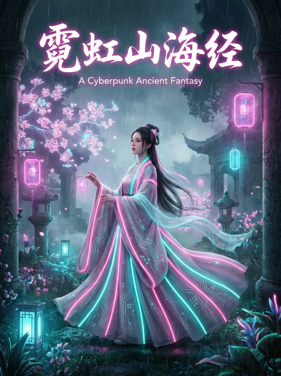 土豆网直播 古风奇缘短剧 - 霓虹山海经海报